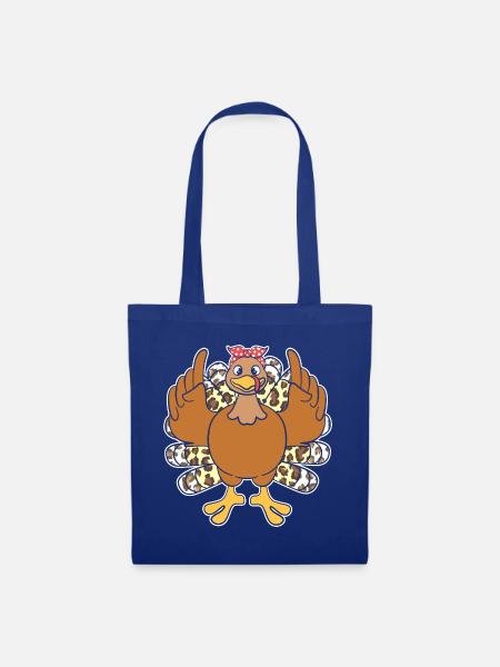 Thanksgiving Mama Mutter Oma Großmutter - Stoffbeutel - Royalblau
