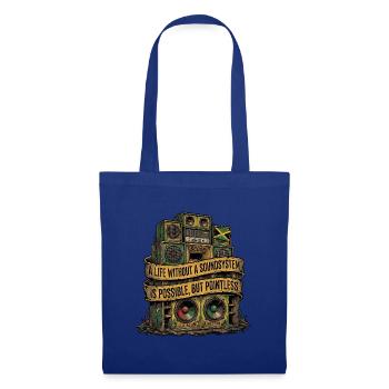 Dub Reggae Soundsystem Lover - Stoffbeutel - Royalblau - Vorne