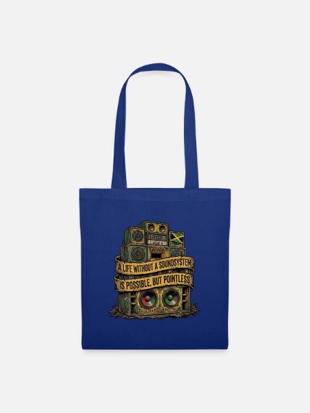 Dub Reggae Soundsystem Lover - Stoffbeutel - Royalblau