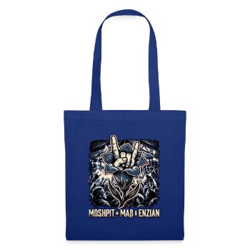 Heavy Metal Enzian - Stoffbeutel - Royalblau - Vorne