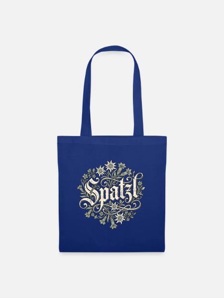 Spatzl Bayern - Stoffbeutel - Royalblau