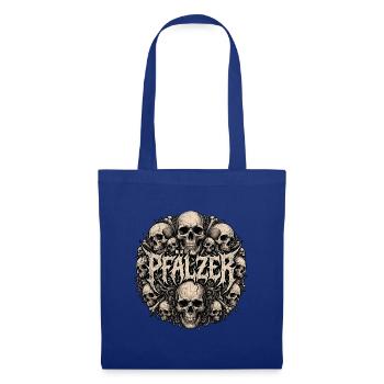 Pfälzer Death Metal Schädel - Stoffbeutel - Royalblau - Vorne