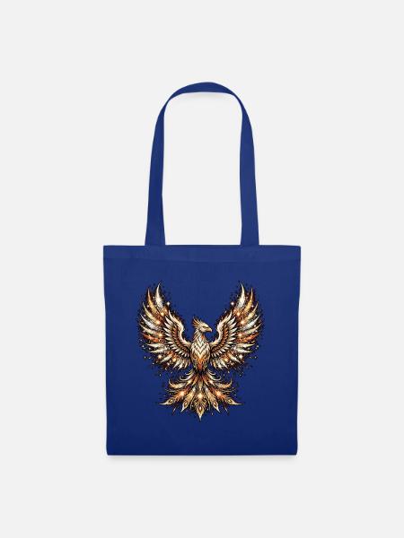 Feuerwerk Phönix - Stoffbeutel - Royalblau