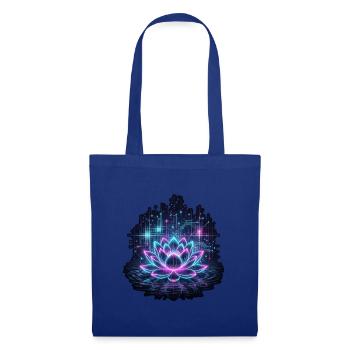 Cyber Botanics Biolumineszenz Futuristische Natur - Stoffbeutel - Royalblau - Vorne