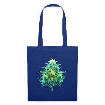 Röntgen Cannabis Blüte - Stoffbeutel - Royalblau - Vorne