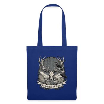Der Gehörnte im Nebelmoor - Stoffbeutel - Royalblau - Vorne