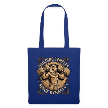 Fitness Trainer Pectoralis Pharao - Stoffbeutel - Royalblau - Vorne