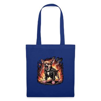Höllen Hund - Stoffbeutel - Royalblau - Vorne