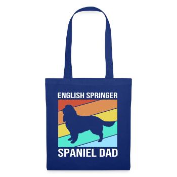 Springer Spaniel - Stoffbeutel - Royalblau - Vorne