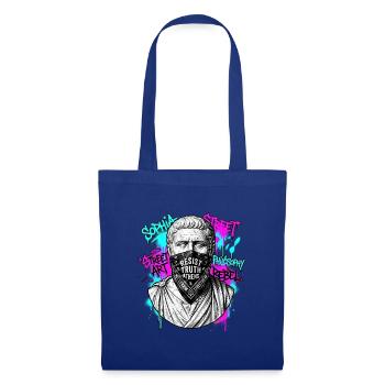 Kunst Statur Bandana - Stoffbeutel - Royalblau - Vorne