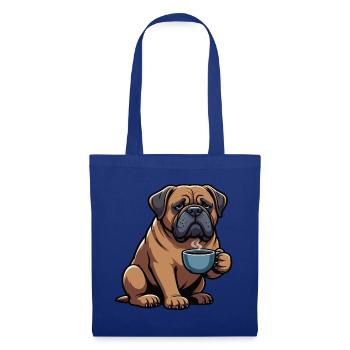 Bordeaux Dogge Bordeauxs Bordeaux Doggen besitzer - Stoffbeutel - Royalblau - Vorne