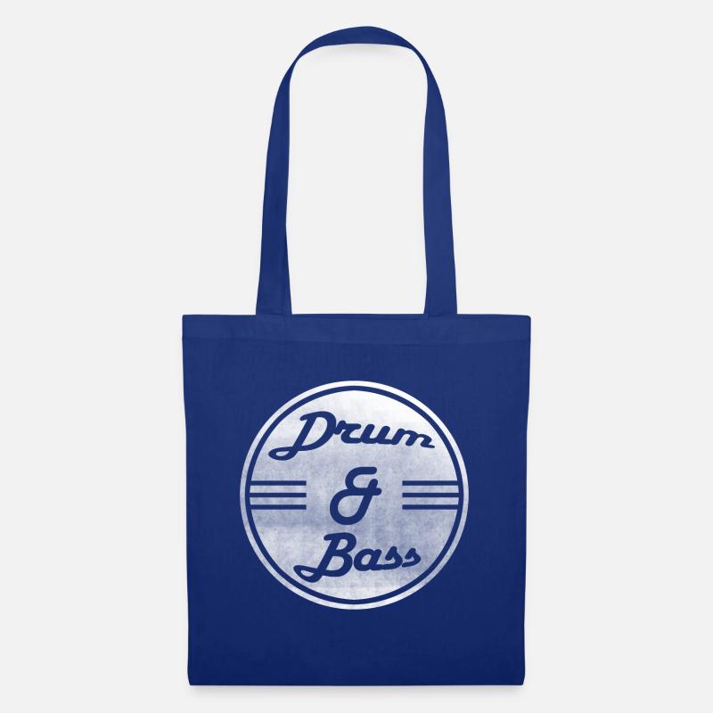 Drum & Bass - Stoffbeutel - Royalblau