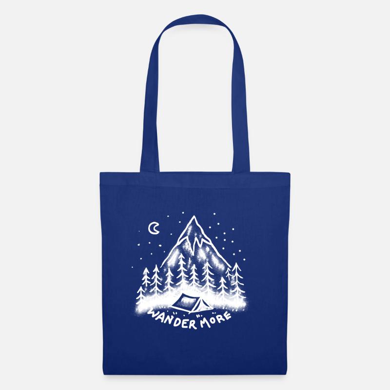 +++Limited Edition+++ Wander more - Stoffbeutel - Royalblau