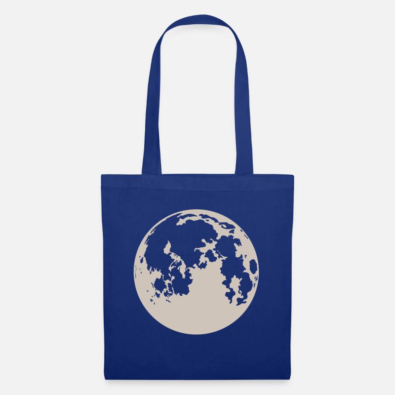 Mond - Stoffbeutel - Royalblau