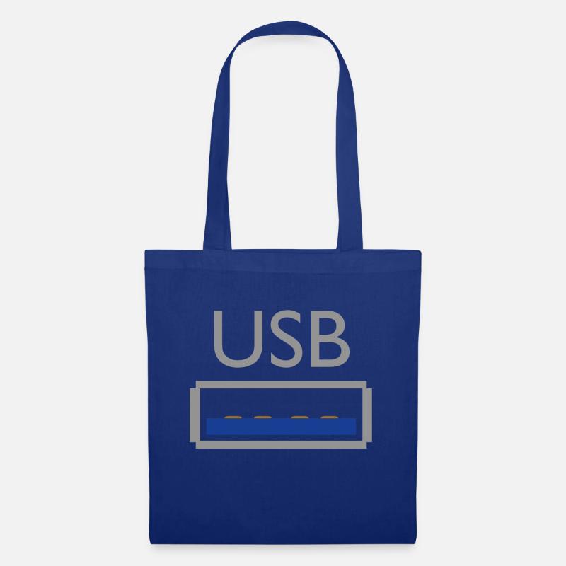 USB - Tote Bag - royal blue