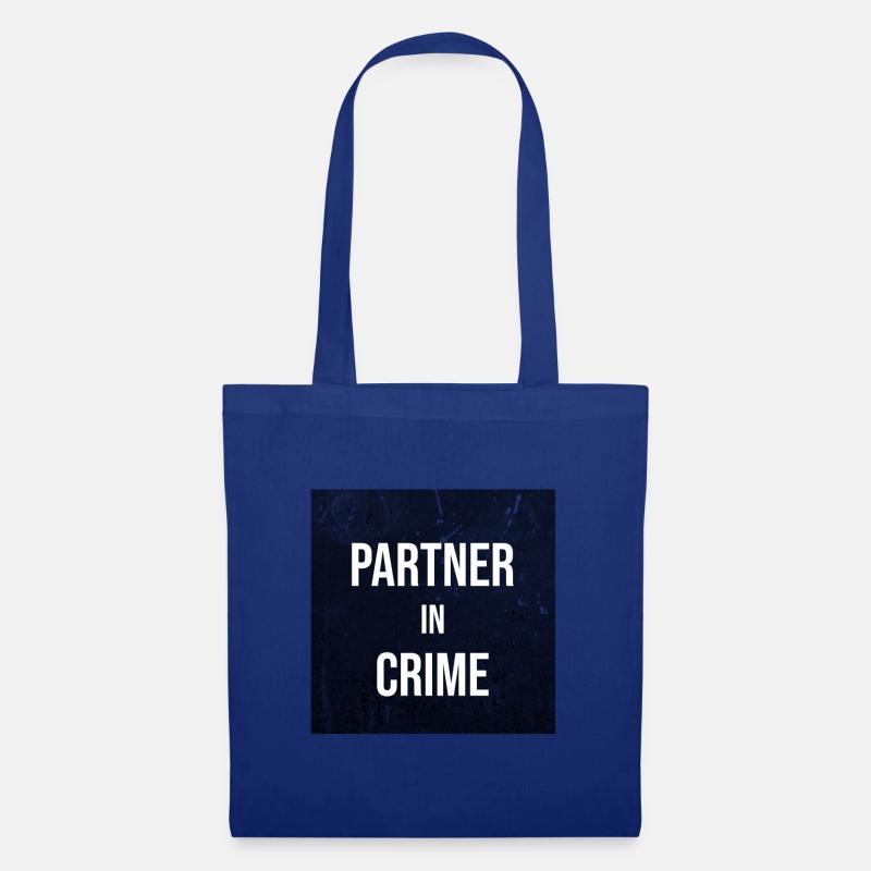 Partner in Crime - Stoffbeutel - Royalblau