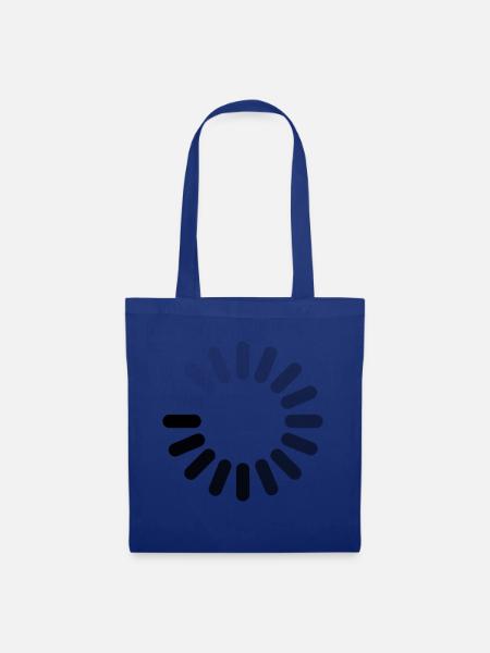 Loading Circle - Stoffbeutel - Royalblau