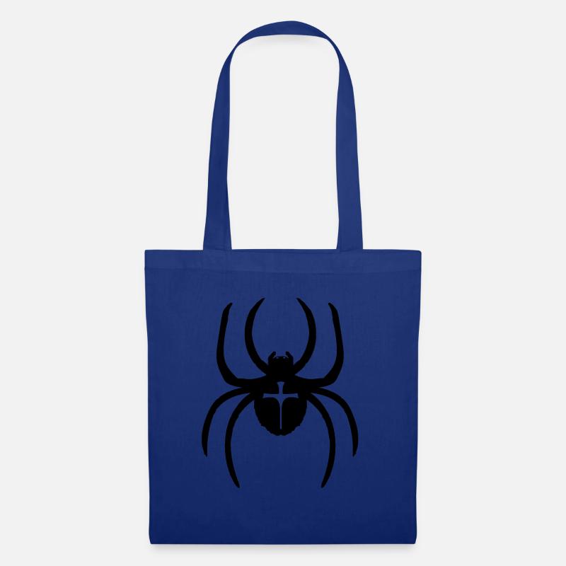 Spinne - Stoffbeutel - Royalblau