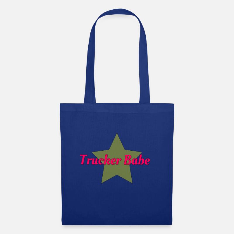 Trucker Babe - Stoffbeutel - Royalblau