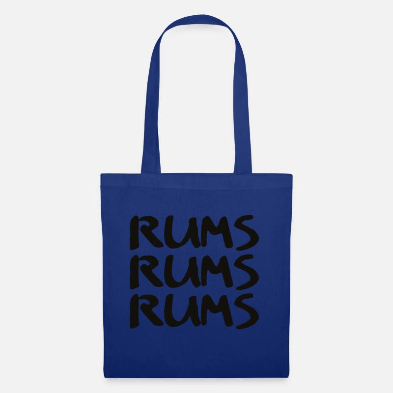 Rums Rums Rums - Stoffbeutel - Royalblau
