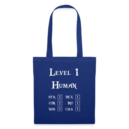 Level 1 Human - Wit - Tas van stof