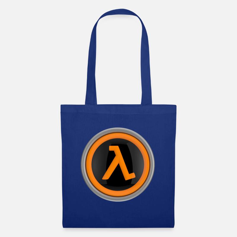 Logo lambda - Sac en tissu - bleu royal