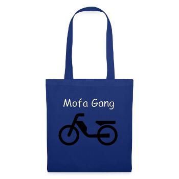 Mofa Gang! - Stoffbeutel - Royalblau - Vorne