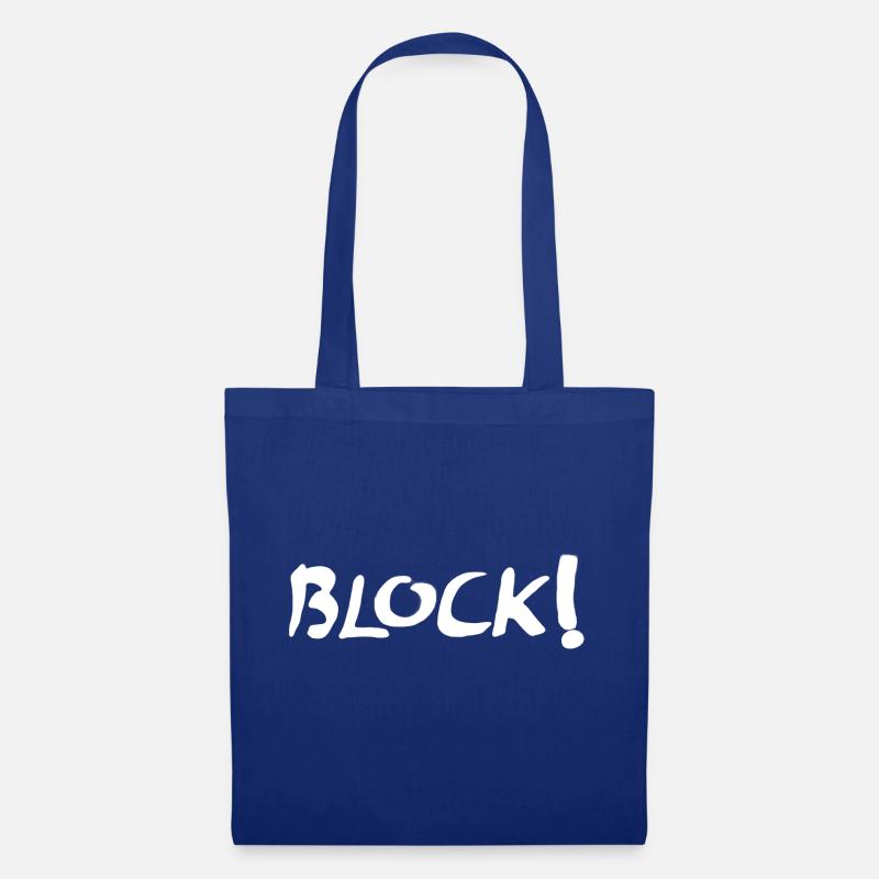 block - Stoffbeutel - Royalblau
