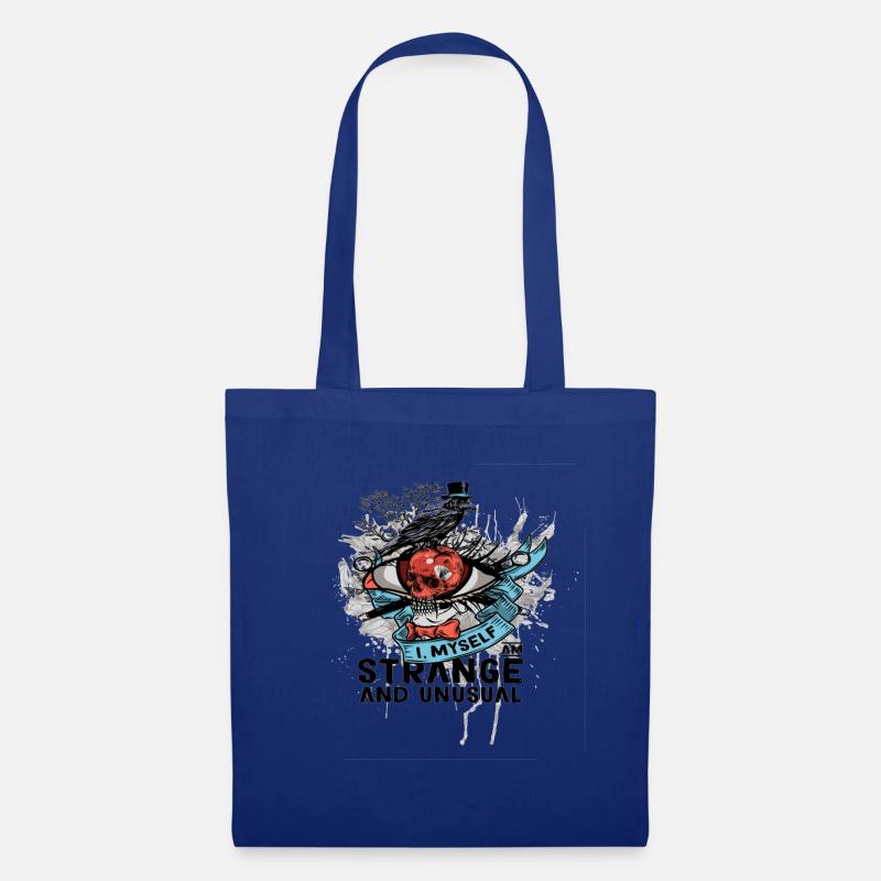 Strange Skull - Stoffbeutel - Royalblau