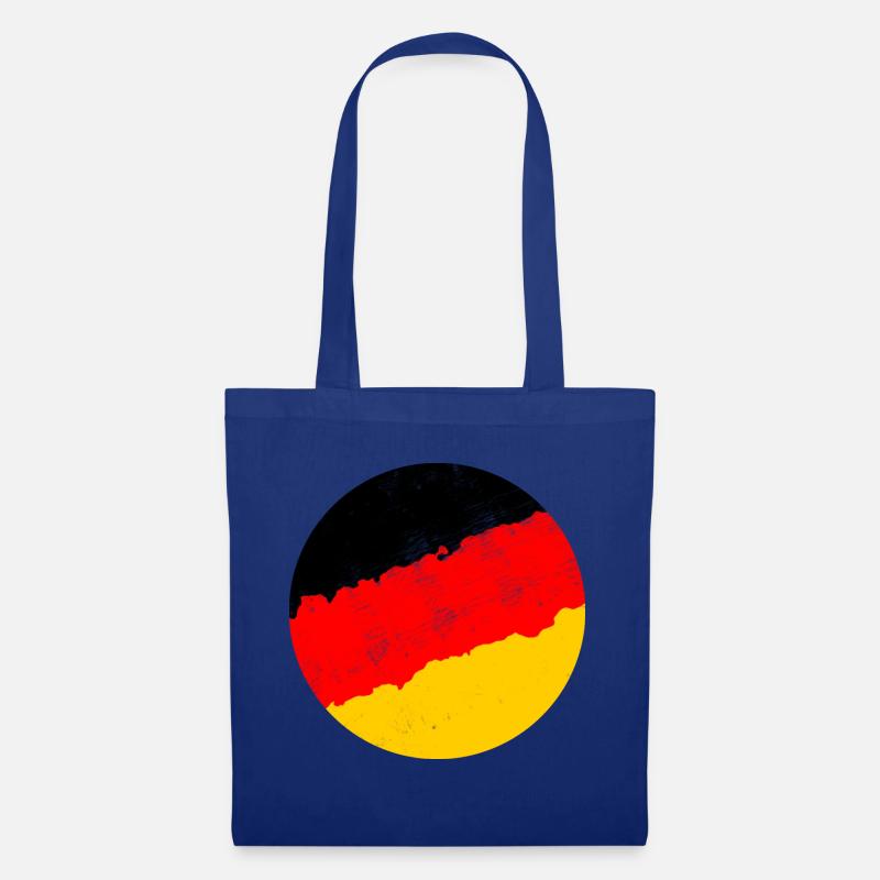 Deutschlandflagge - Stoffbeutel - Royalblau