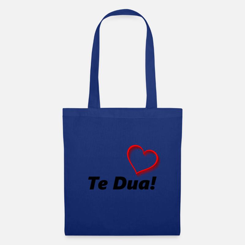 Te Dua <3 Liebe dich - Stoffbeutel - Royalblau