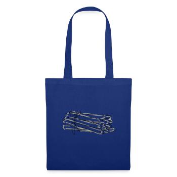 Spargel - Stoffbeutel - Royalblau - Vorne