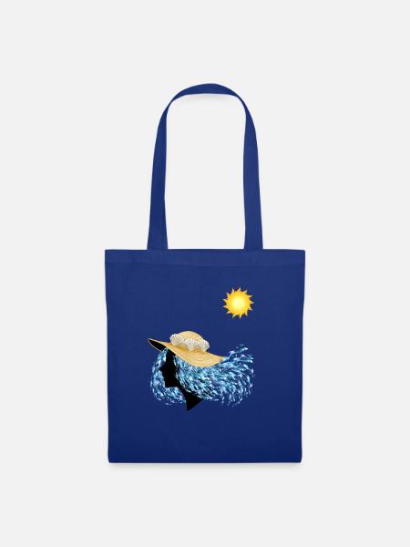 Sommer Laune - Stoffbeutel - Royalblau
