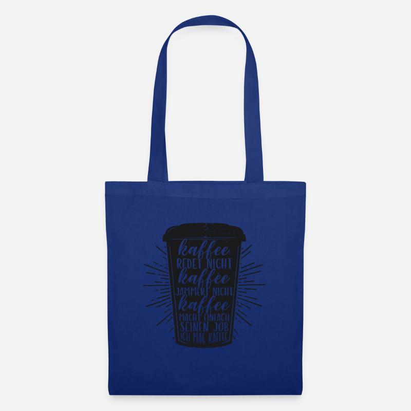 Design Coffee - Stoffbeutel - Royalblau
