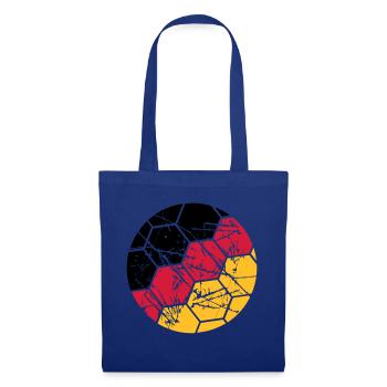 Germany Football German Fan Scratches Ball Cracks - Tote Bag - royal blue - Front