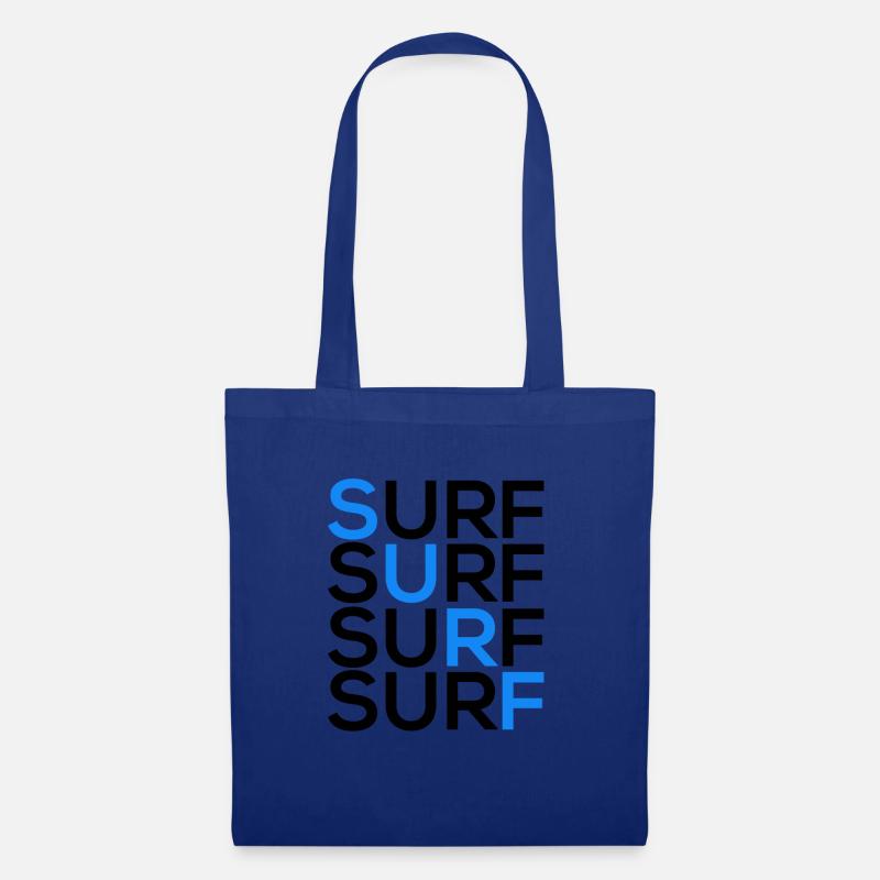 SURF SURF SURF SURF - Stoffbeutel - Royalblau