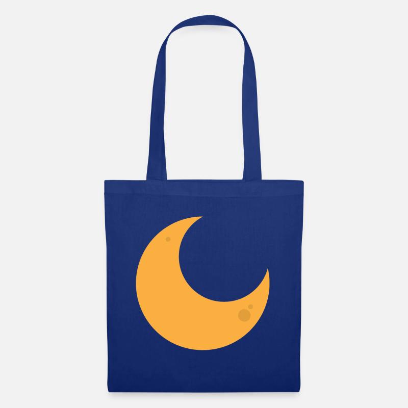 Mond - Stoffbeutel - Royalblau