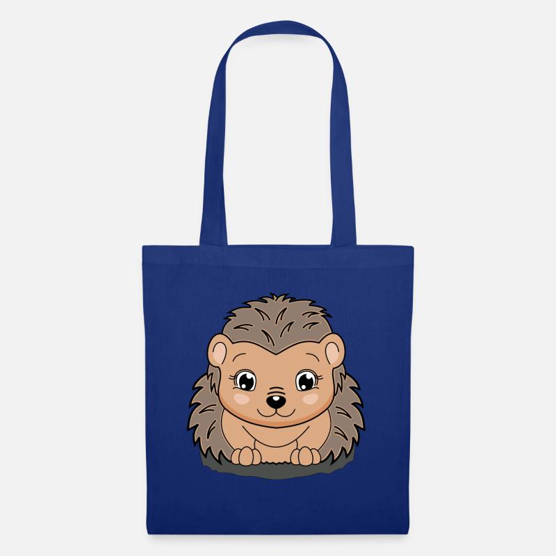 lorey.w "Hérisson Ina" - Sac en tissu - bleu royal