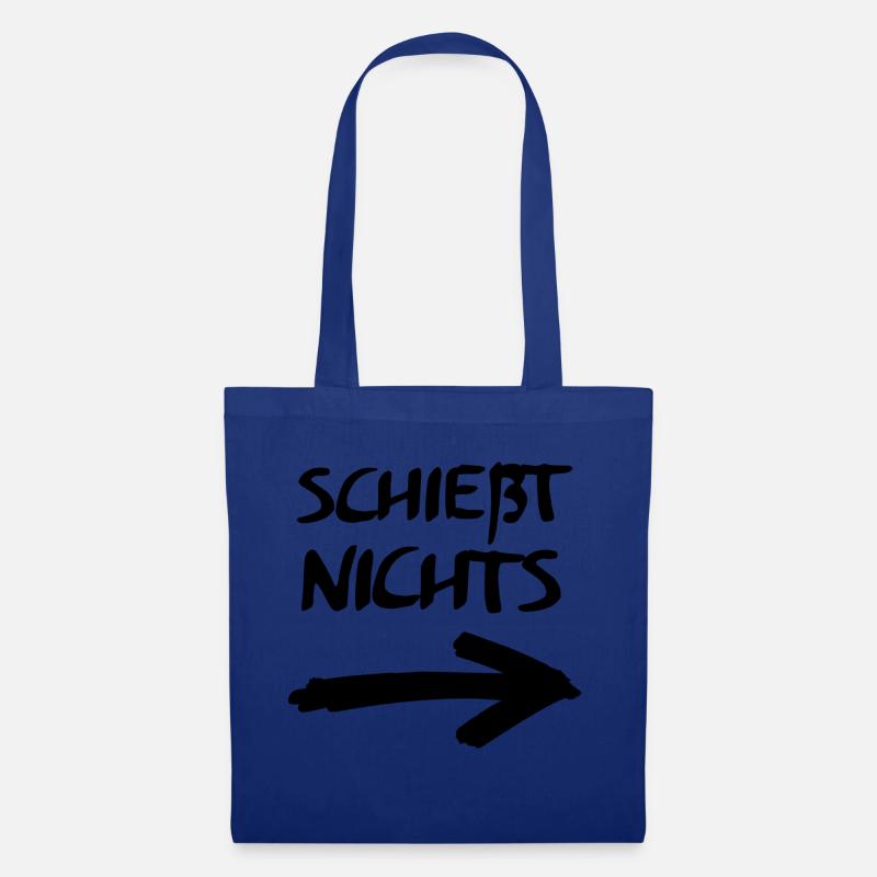 Schiesstnichts - Stoffbeutel - Royalblau