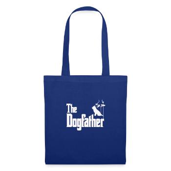 Joli design pour les amoureux des chiens, cadeau Dogfather - Sac en tissu - bleu royal - Devant