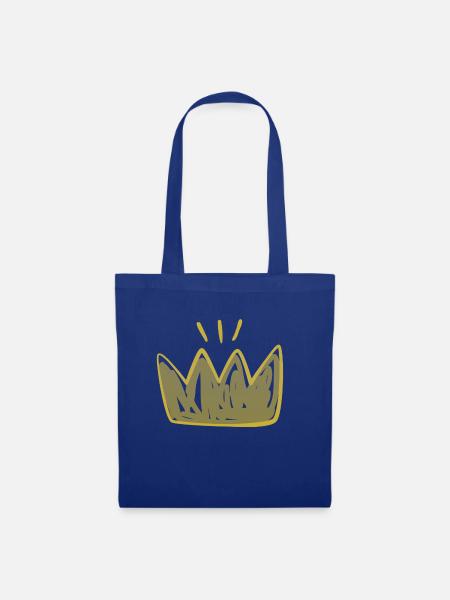 Continental Krone gold 3 - Stoffbeutel - Royalblau