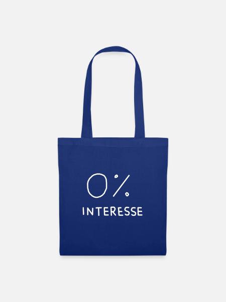 Trendy Cool Stylisch Mode - Stoffbeutel - Royalblau