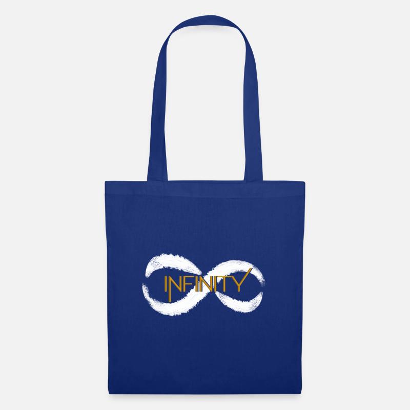 Infinity infinity signe icône infini - Sac en tissu - bleu royal