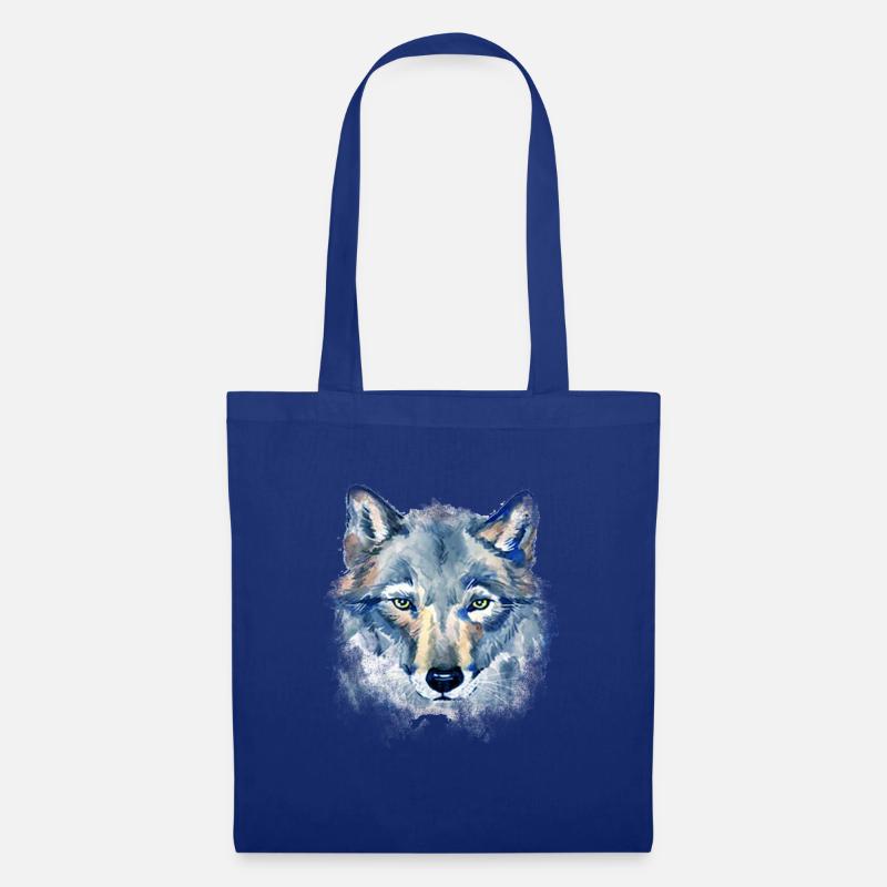 Art Wolf - Tote Bag - royal blue