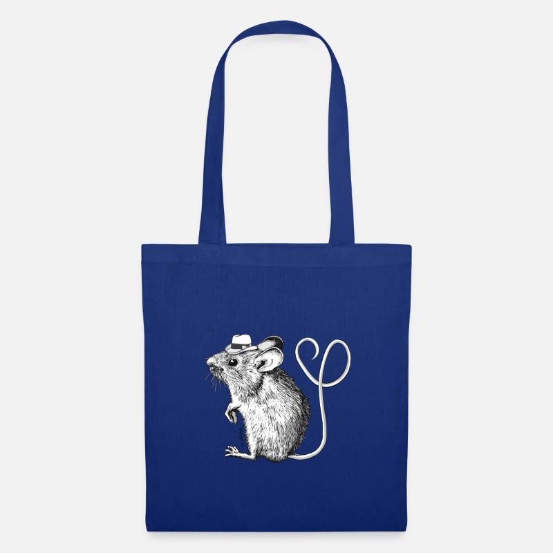 LoveMouse - Stoffbeutel - Royalblau