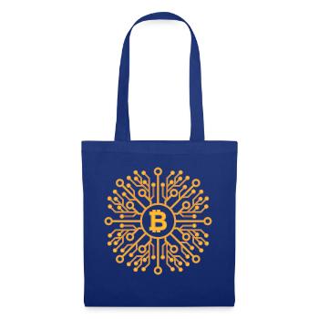 Bitcoin - Sac en tissu - bleu royal - Devant
