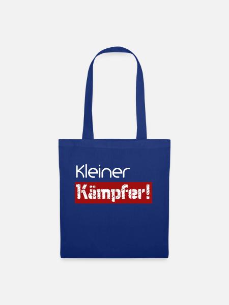 Kleiner Kämpfer - Stoffbeutel - Royalblau