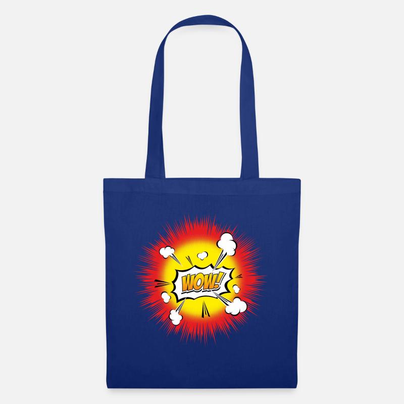 WOW EXPLOSION - Stoffbeutel - Royalblau