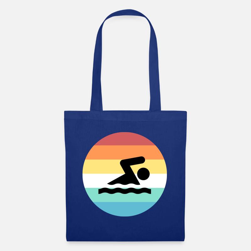 Schwimmen - Stoffbeutel - Royalblau