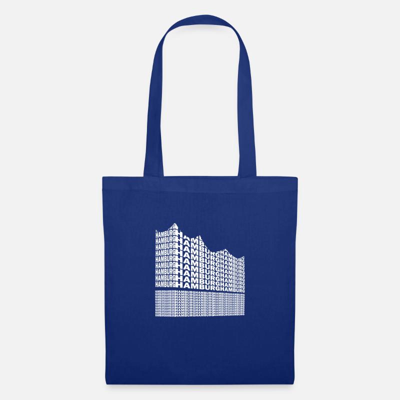 Hamburg Elbphilharmonie - Stoffbeutel - Royalblau